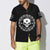 Skull Viking Valhalla Hawaiian Shirt, Black Goth Skull Shirt For Men And Women - Hyperfavor