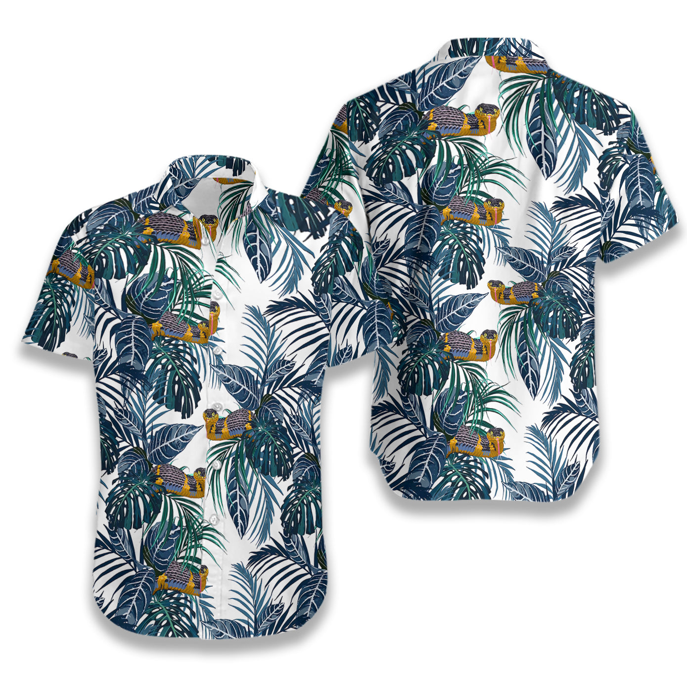 Snake Tropical Jungle EZ07 1408 Hawaiian Shirt - Hyperfavor