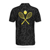 Tennis American Flag Custom Polo Shirt, Personalized American Flag Tennis Polo Shirt For Men, Tennis Gift For Male Players - Hyperfavor