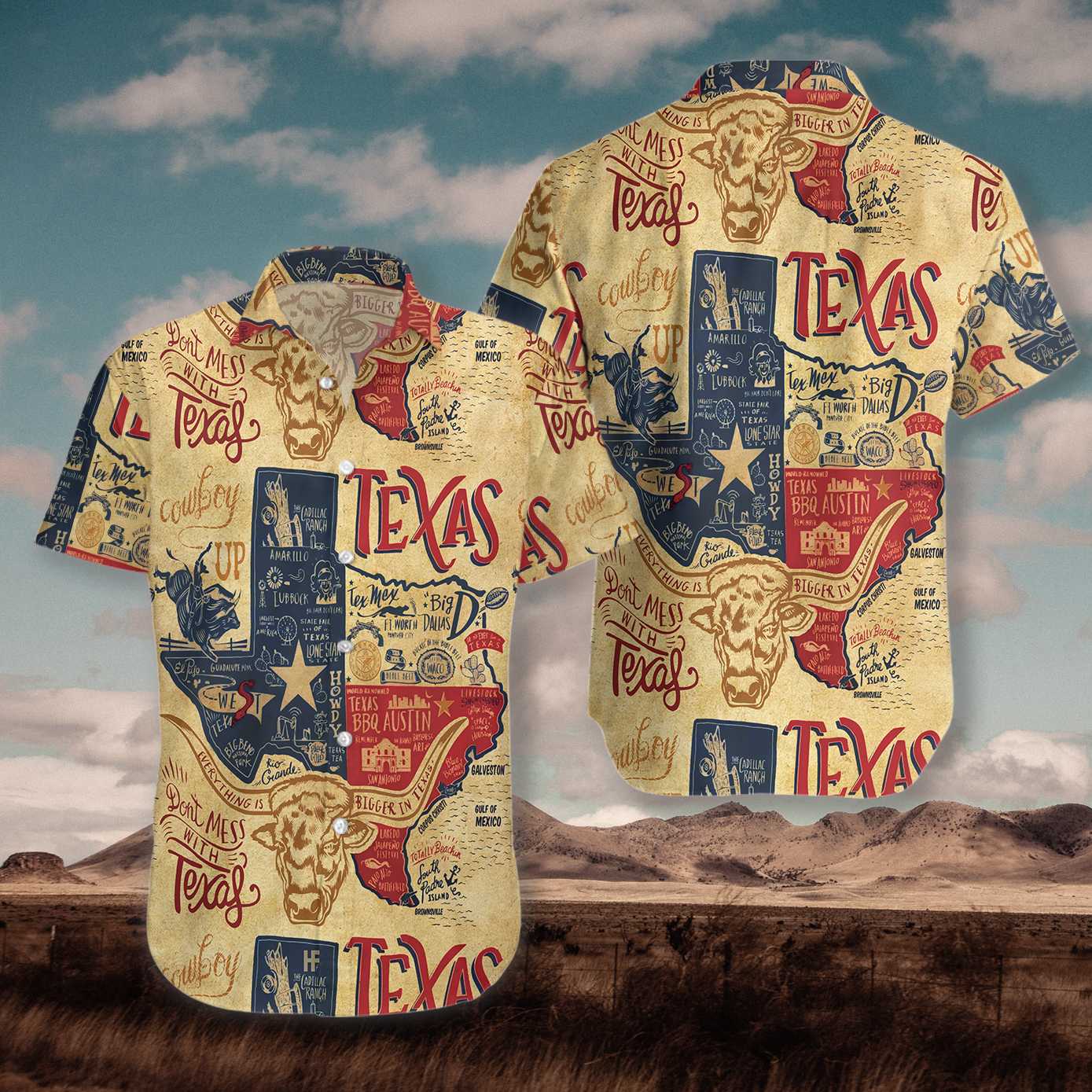 Texas Proud EZ20 2812 Hawaiian Shirt - Hyperfavor