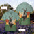 Texas Sunset Cactus Longhorn Custom Hawaiian Shirt, Unique Texas Cowboy Shirt, Best Texans Gift Idea - Hyperfavor