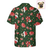 The Pug Santa Custom Hawaiian Shirt, Pug Christmas Shirt For Men & Women, Personalized Christmas Gift Idea - Hyperfavor