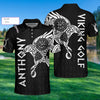 The Raven Tattoo Art Viking Golf Custom Polo Shirt, Cool Shirt Design For Golf Lovers, Gift For Golfers - Hyperfavor
