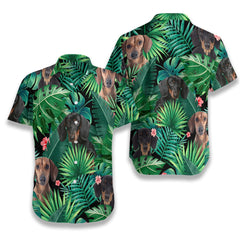 Tropical Dachshund EZ03 0407 Hawaiian Shirt - Hyperfavor