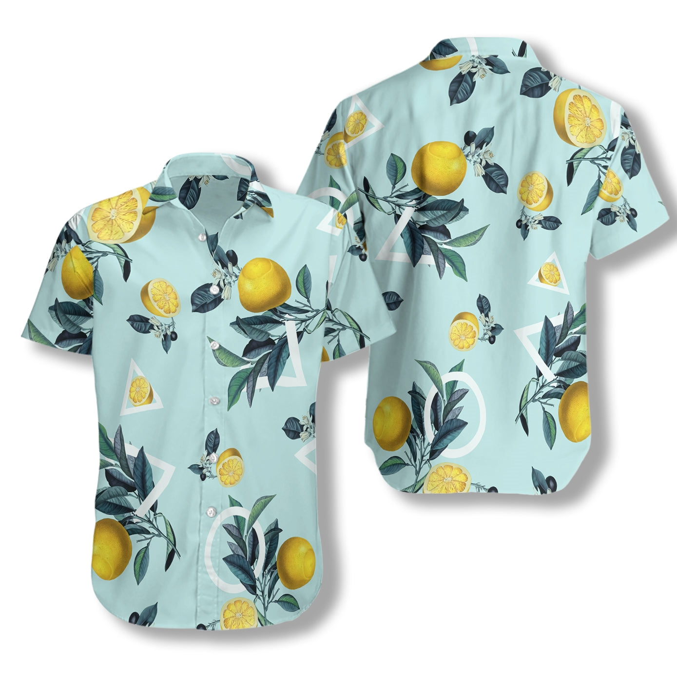 Tropical Lemon Pattern EZ20 2708 Hawaiian Shirt - Hyperfavor