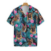 Tropical German Shepherd EZ08 0207 Hawaiian Shirt - Hyperfavor