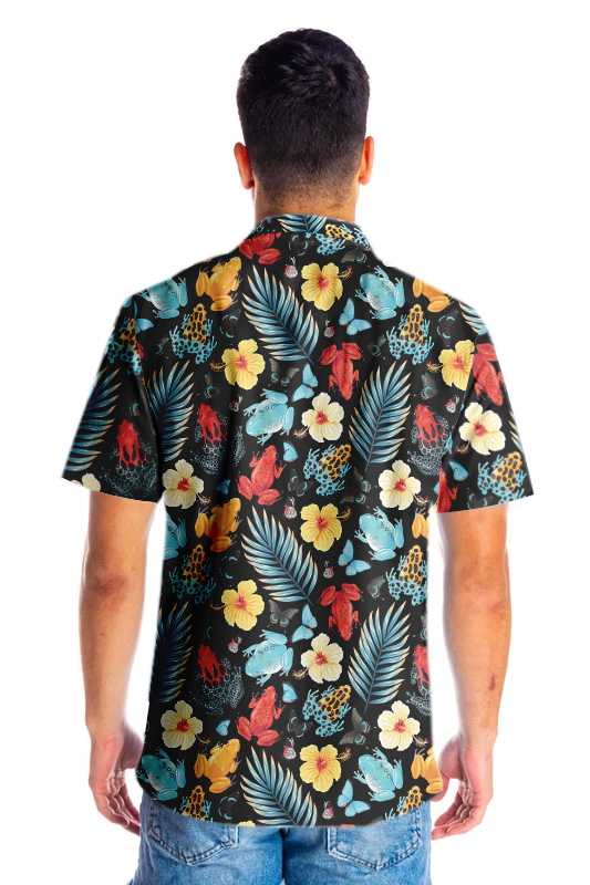 Phillies Tropical Flower Hawaiian T-Shirt - Lelemoon