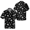 Universe Seamless Pattern Hawaiian Shirt, Space Themed Shirt, Planet Button Up Shirt For Adults - Hyperfavor
