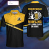 Weekend Forecast Bowling With A High Chance Of Drink Custom Polo Shirt, Personalized Bowling Shirt For Beer Lovers - Hyperfavor