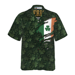 Irish By The Grace Of God Shamrock Hawaiian Shirt - Hyperfavor