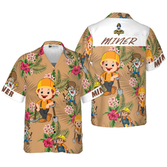 Miner Proud Hawaiian Shirt - Hyperfavor