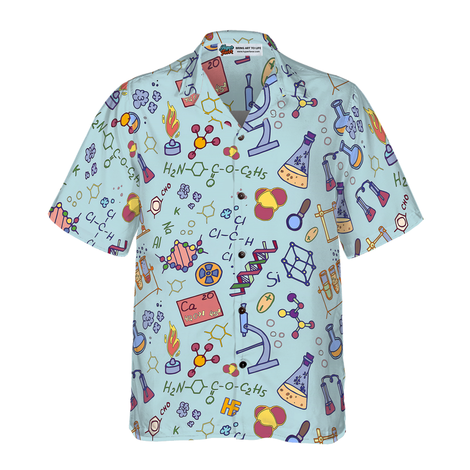 Chemistry Teacher Pattern Hawaiian Shirt - Hyperfavor