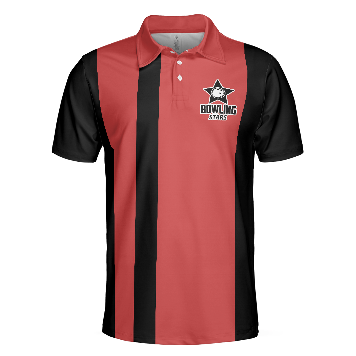 It's Not How You Bowl It's How You Roll Polo Shirt, Black And Red Short Sleeve Bowling Shirt For Men - Hyperfavor