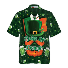 Ireland Forever Beer And Green Seamless Ireland Hawaiian Shirt - Hyperfavor