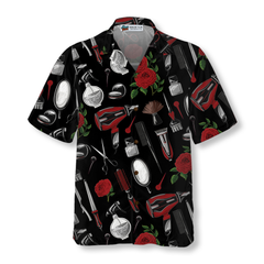 Hairdresser Tools Hawaiian Shirt - Hyperfavor