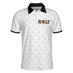 I Hate Golf Oh Nice Shot I Love Golf Polo Shirt - Hyperfavor