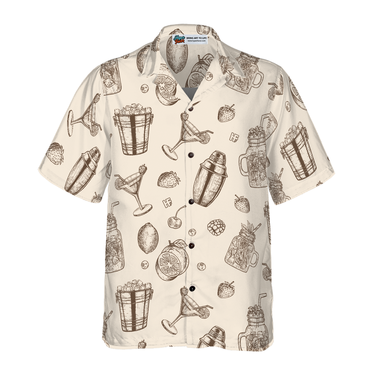 Cocktail Is My Life Hawaiian Shirt - Hyperfavor