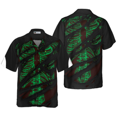 Horror Skeleton Halloween Hawaiian Shirt - Hyperfavor