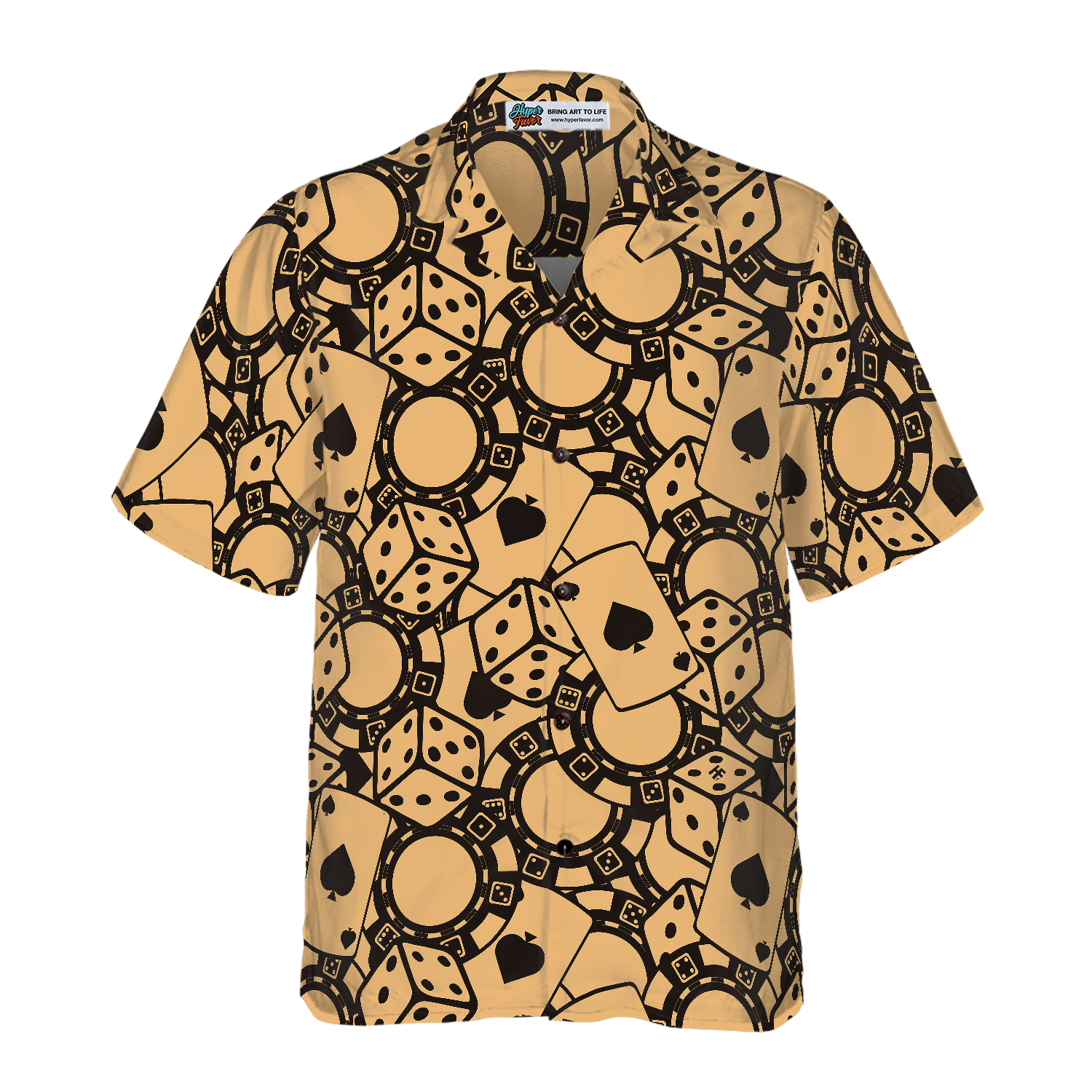 Old Retro Poker Shirt For Men Hawaiian Shirt - Hyperfavor