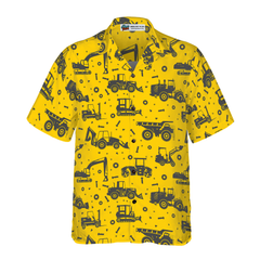 Heavy Tractor Hawaiian Shirt - Hyperfavor