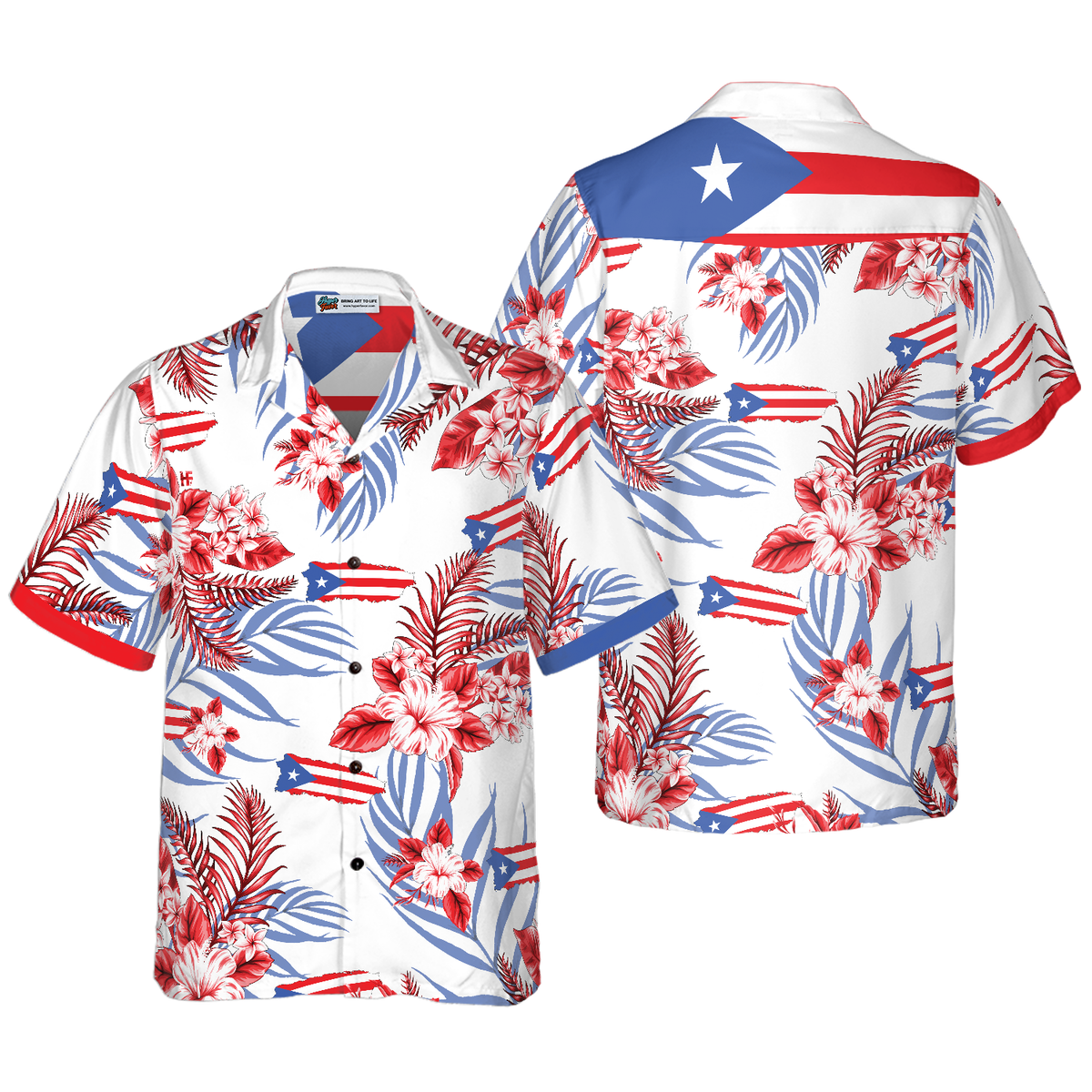 Puerto Rico Hawaiian Shirt - Hyperfavor