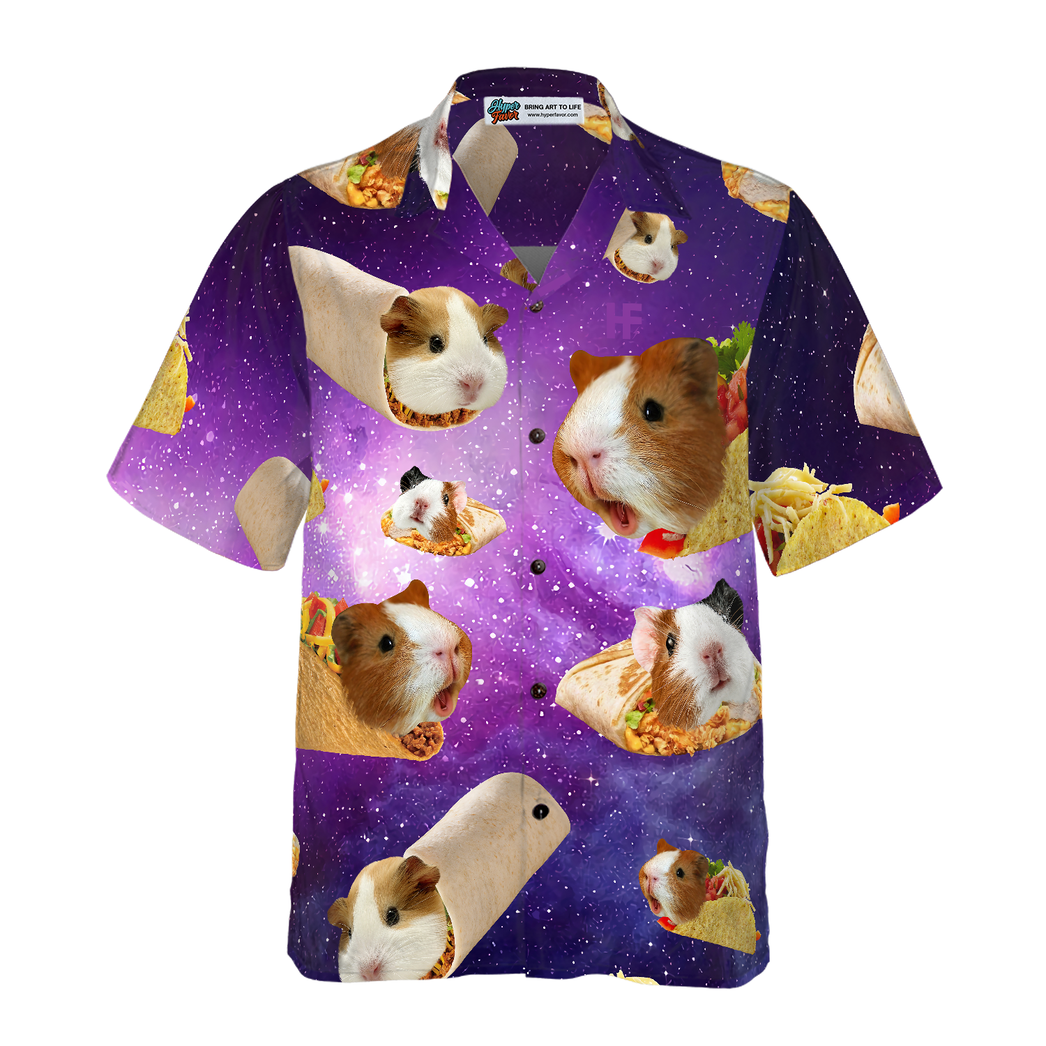 Taco Guinea Pig Hawaiian Shirt - Hyperfavor