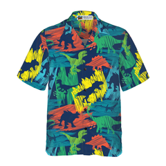 Hand-drawn Color Plates Hawaiian Shirt - Hyperfavor