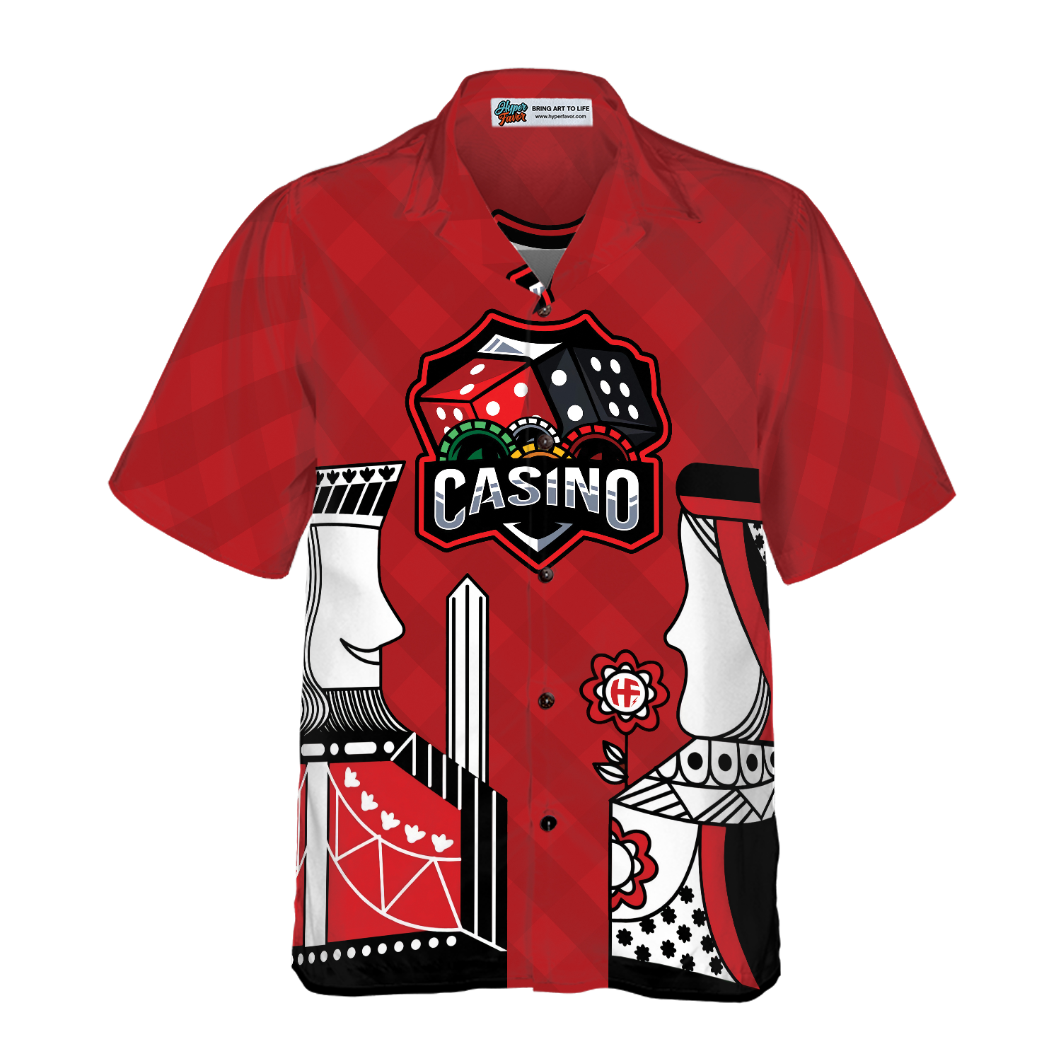 Casino Mascot Hawaiian Shirt - Hyperfavor