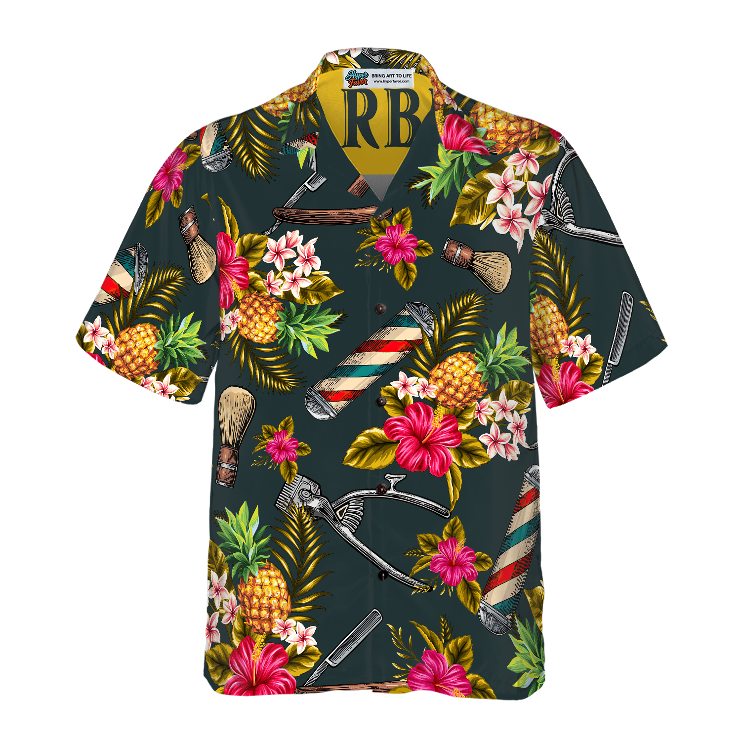 Barber Tools Hawaiian Shirt - Hyperfavor