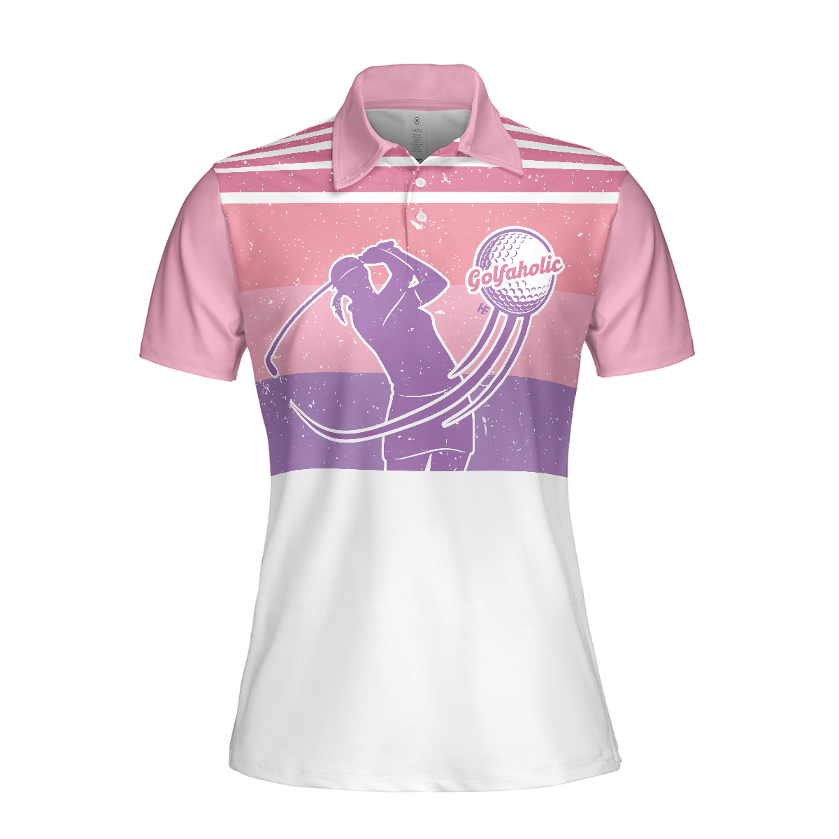 I Golf Like A Girl Try To Keep Up V2 Short Sleeve Women Polo Shirt, Pink Golf Shirt For Ladies - Hyperfavor