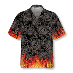 I Like Bigfoot & Motorcycle & Maybe 3 People Hawaiian Shirt - Hyperfavor