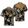 Pine Apple Skull Leopard Tropical Hawaiian Shirt - Hyperfavor