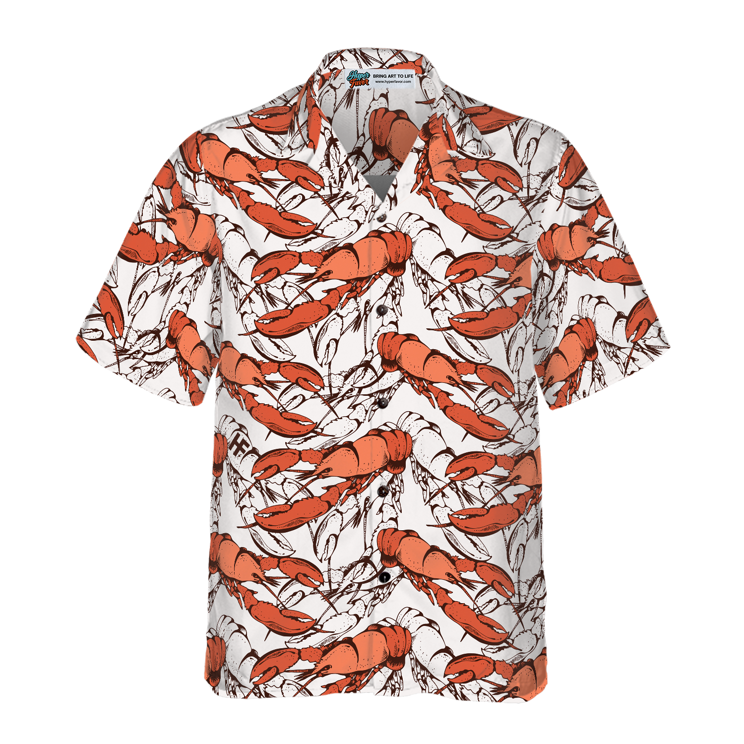 Boiled Red Lobster Seafood Hawaiian Shirt - Hyperfavor