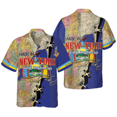 MADE IN NEWYORK A LONG, LONG TIME AGO Custom Hawaiian Shirt - Hyperfavor