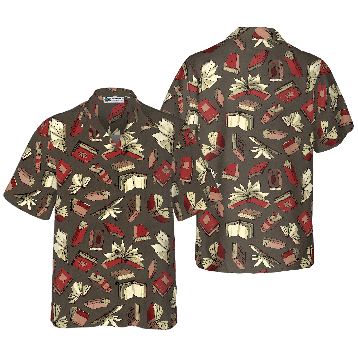 Vintage Book In The Library Teacher Hawaiian Shirt, Teacher Shirt for Men And Women, Best Gift For Teachers - Hyperfavor