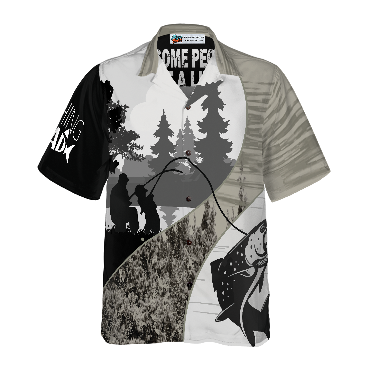 Dad My Fishing Buddy Hawaiian Shirt - Hyperfavor