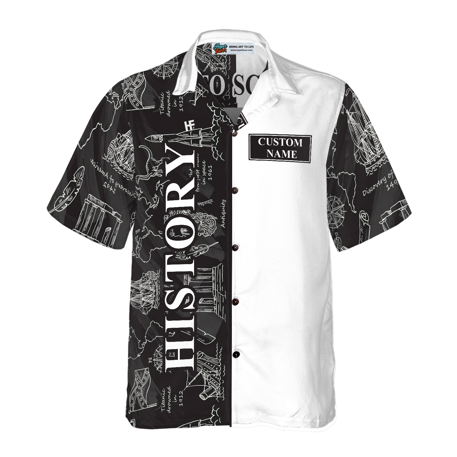 History Teacher Custom Hawaiian Shirt, Teacher Shirt for Men And Women, Best Gift For Teachers - Hyperfavor