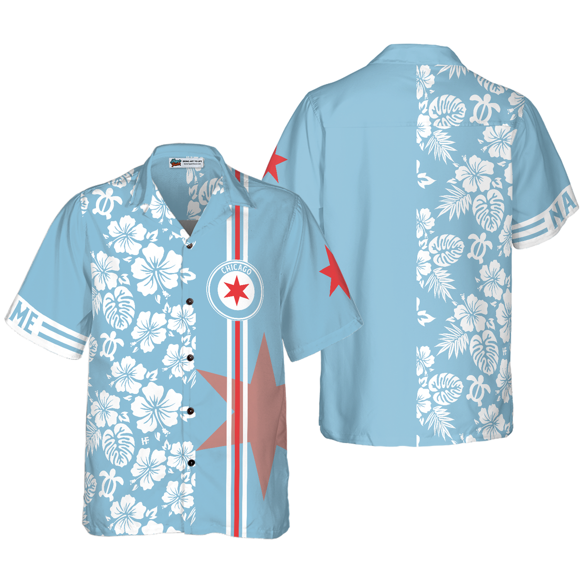 Custom Chicago Hawaiian Shirt - Hyperfavor