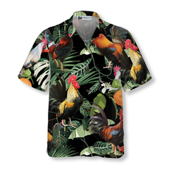 Happy Rooster Hawaiian Shirt - Hyperfavor