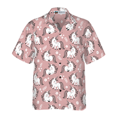 Baby Unicorn In The Magic Forest Hawaiian Shirt - Hyperfavor