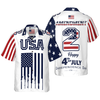 Independence Day American Flag Gun Custom Hawaiian Shirt - Hyperfavor