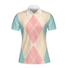 Just A Girl Who Loves Bowling Short Sleeve Polo Shirt, Plaid Pattern Bowling Polo Shirt For Female Bowlers - Hyperfavor