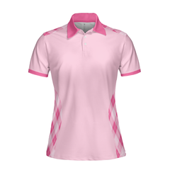 Grip It Rip It Sip It Golf V2 Short Sleeve Women Polo Shirt, Best Pink Golf Polo Shirt For Women - Hyperfavor