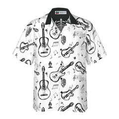 My Favorite Guitarist Personalized Name Custom Hawaiian Shirt - Hyperfavor