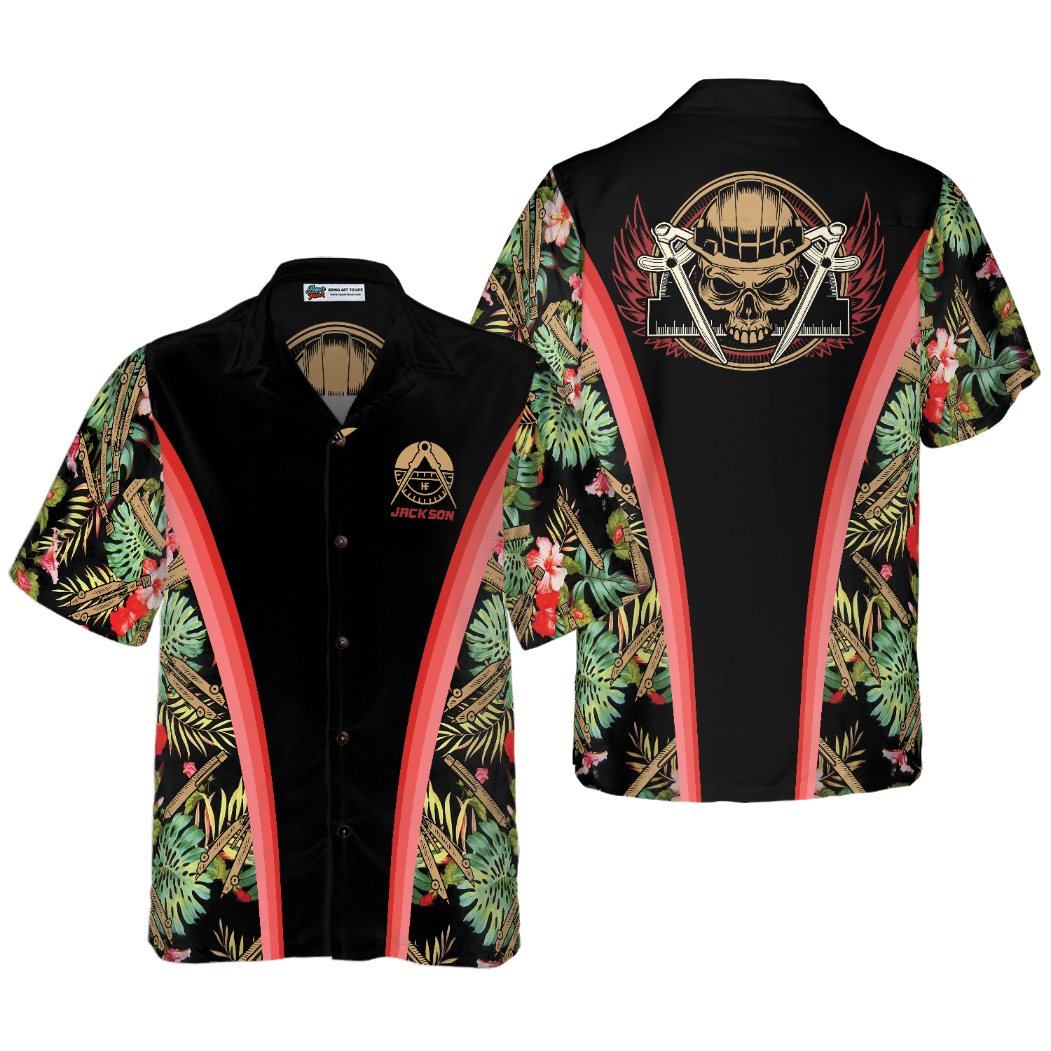 Architect Tropical Custom Hawaiian Shirt - Hyperfavor