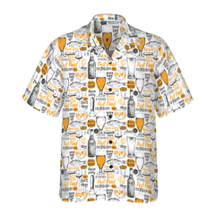 Drink Beer Eat Fish Hawaiian Shirt - Hyperfavor