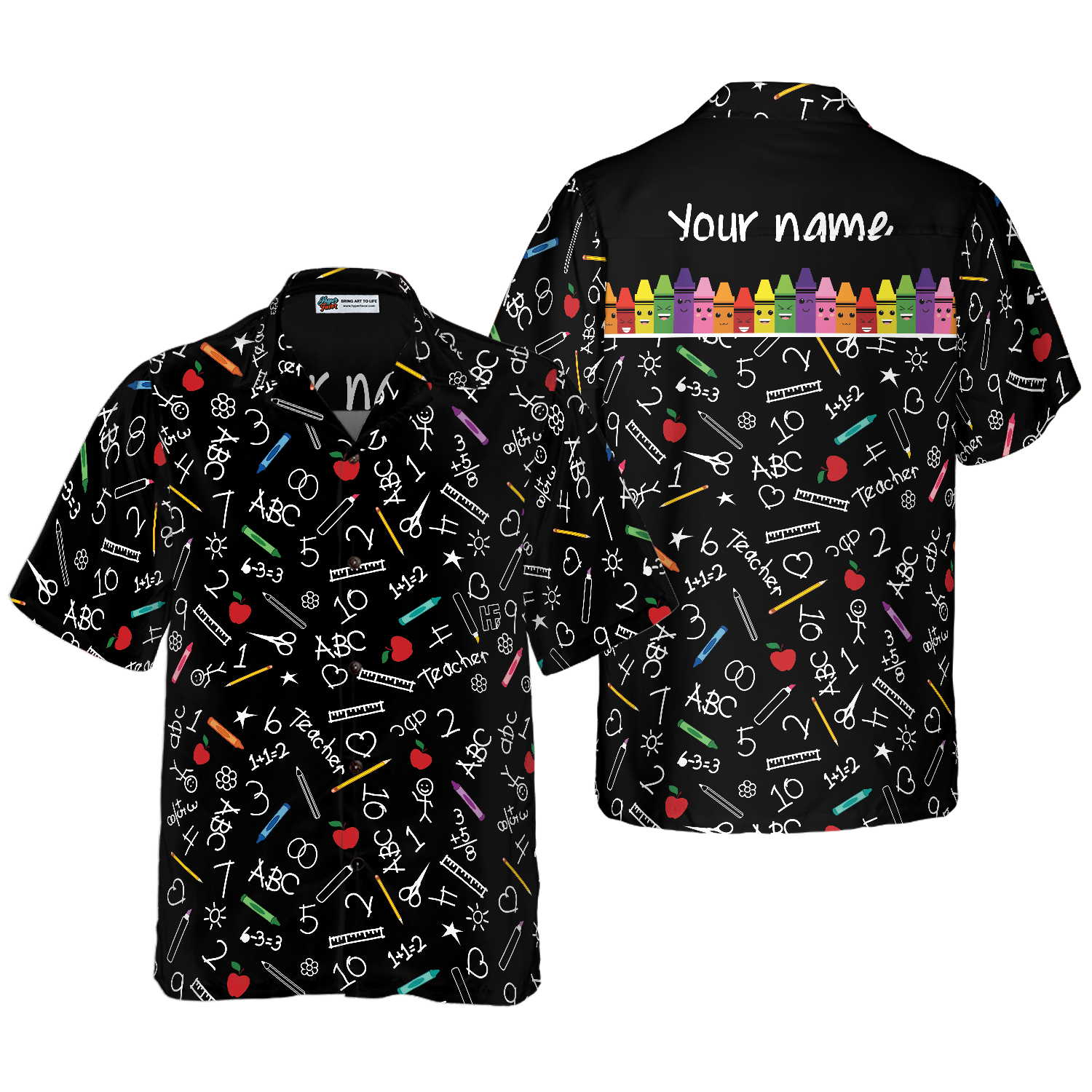 Kindergarten Teacher Custom Hawaiian Shirt, Teacher Shirt for Men And Women, Best Gift For Teachers - Hyperfavor