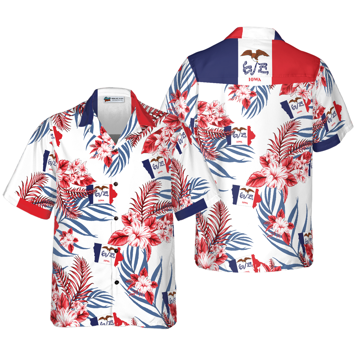 Iowa Proud Hawaiian Shirt - Hyperfavor