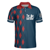 Best Papa By Par Argyle Pattern Custom Polo Shirt, Personalized Polo Shirt, Best Golf Shirt For Men - Hyperfavor
