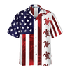 Turtle Flag American Hawaiian Shirt - Hyperfavor